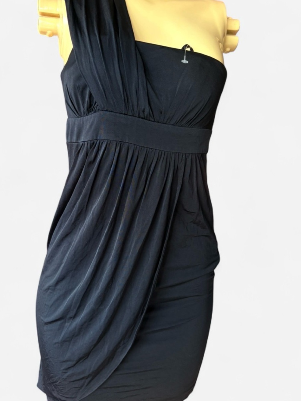 Nine West Black One-Shoulder Dress